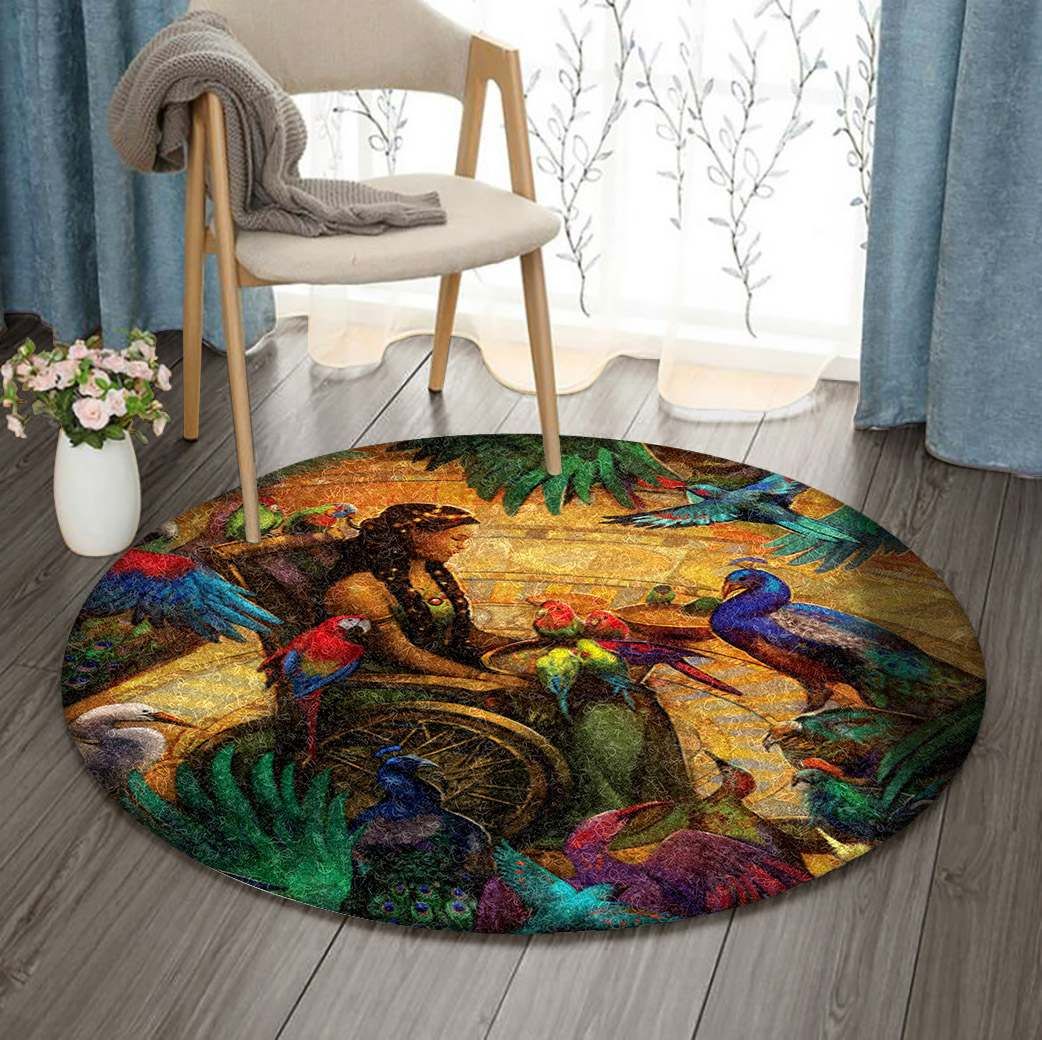 Parrot Round Carpet