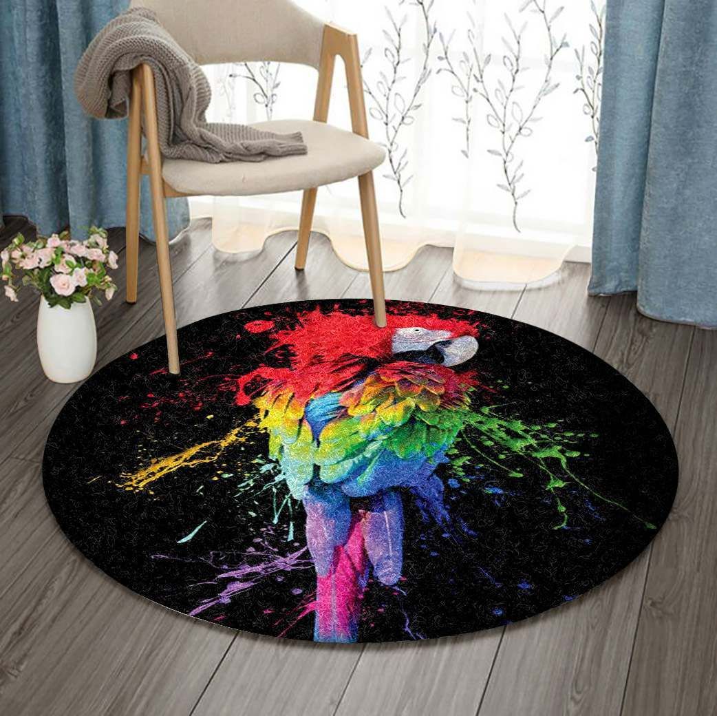 Parrot Round Carpet