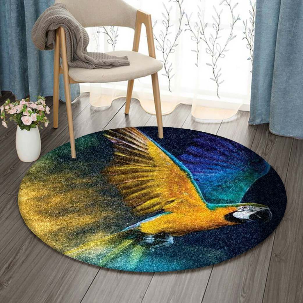 Parrot Round Carpet