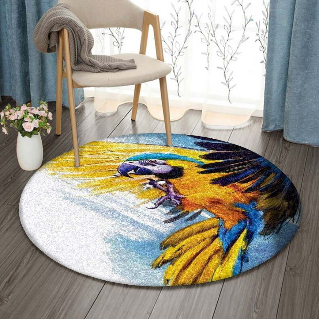 Parrot Round Carpet
