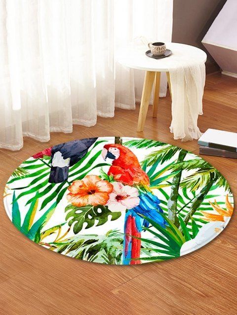 Parrot Round Carpet