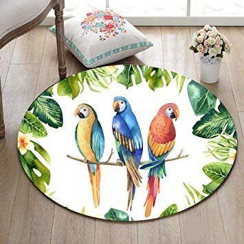 Parrot Round Carpet