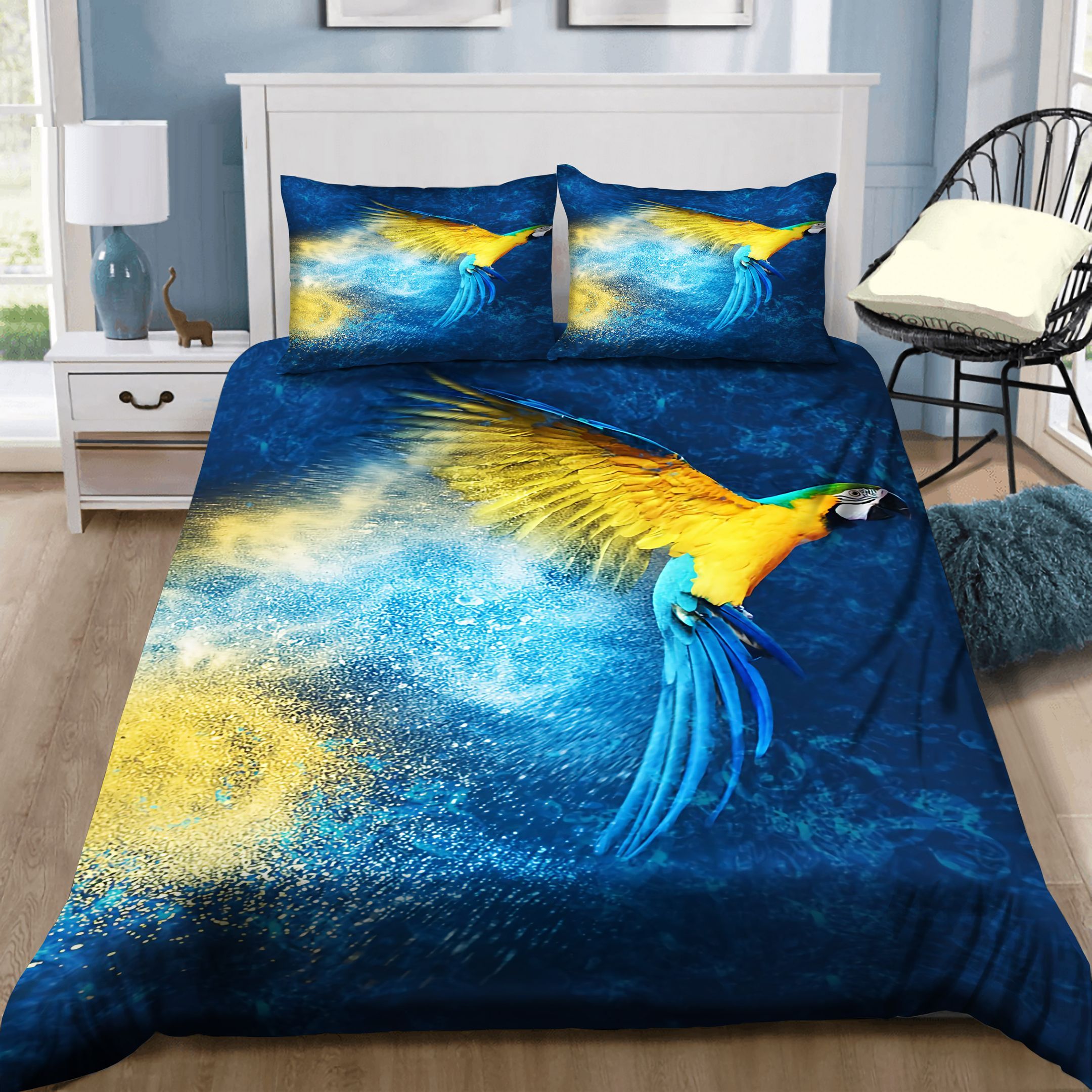 Parrot Colorful Bedding Set
