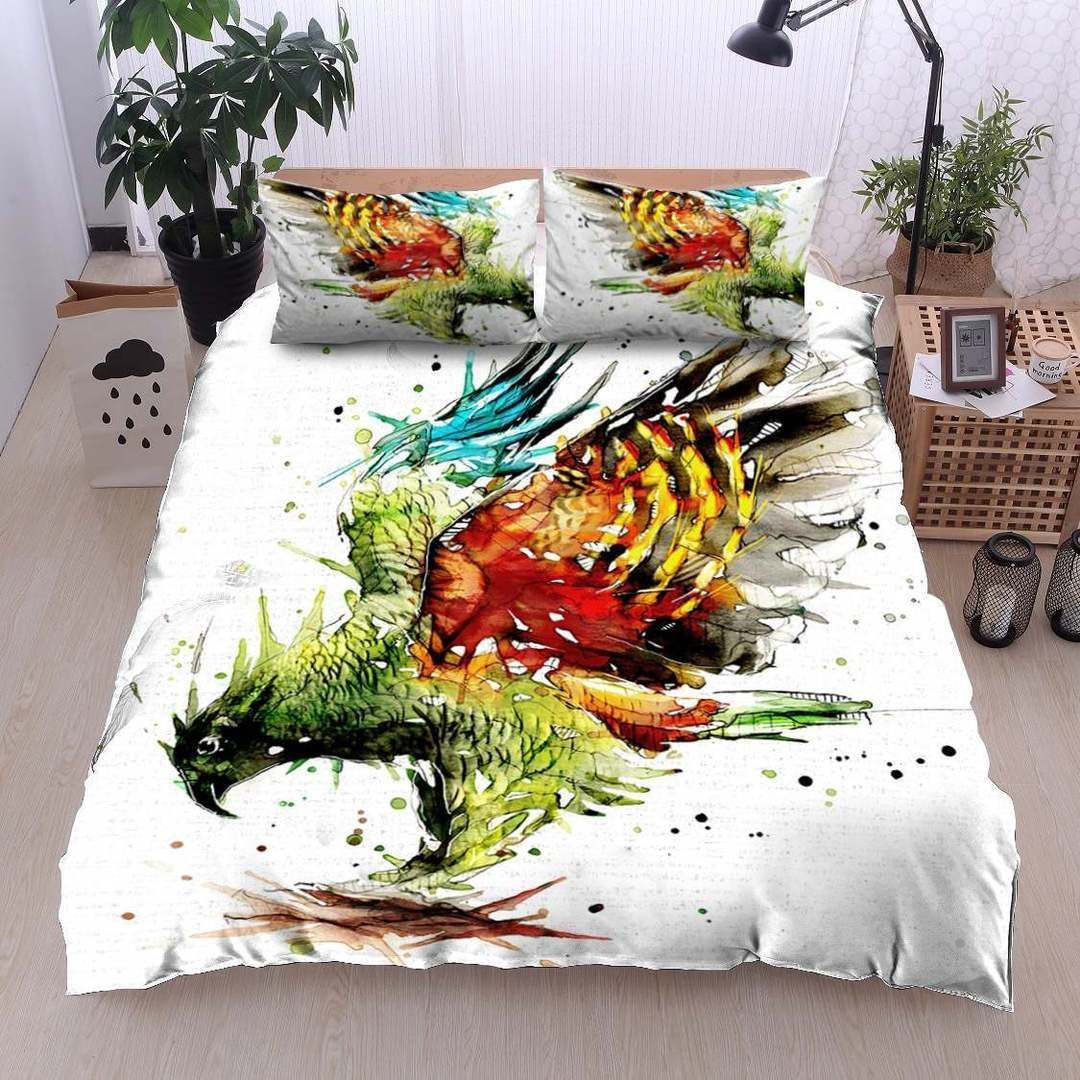 Parrot Twin Queen King Cotton Bed Sheets Spread Comforter Bedding Set