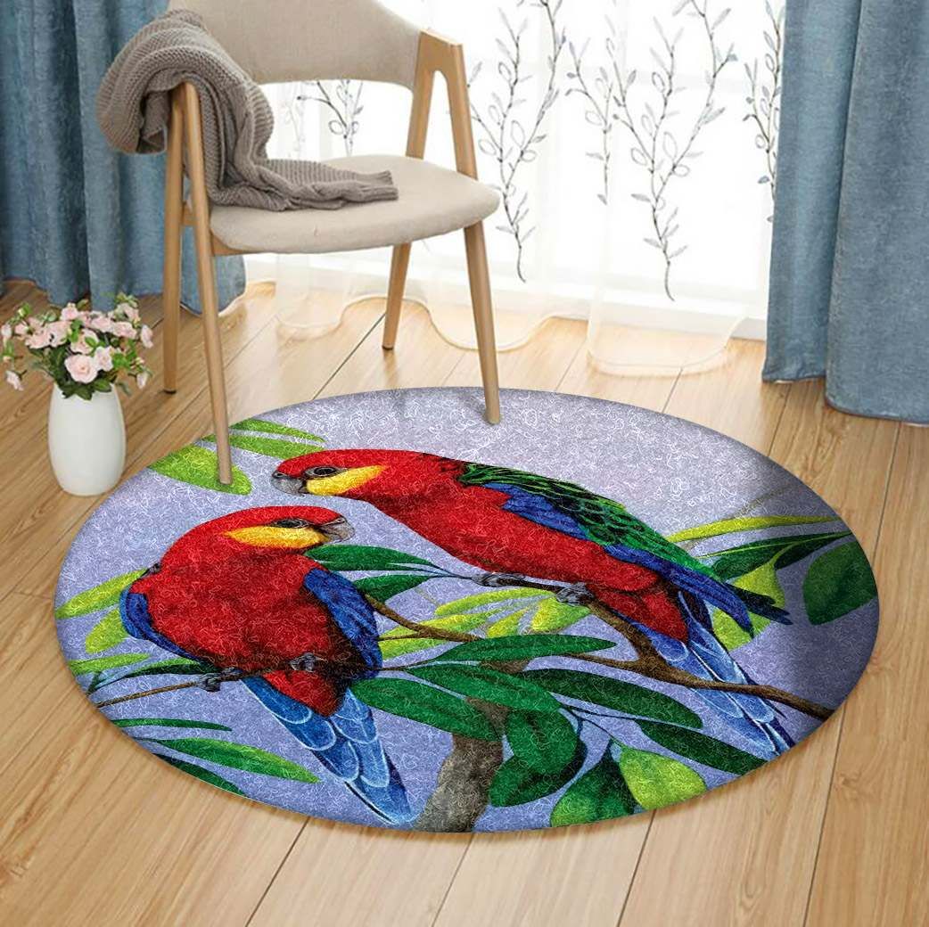 Parrot Round Carpet