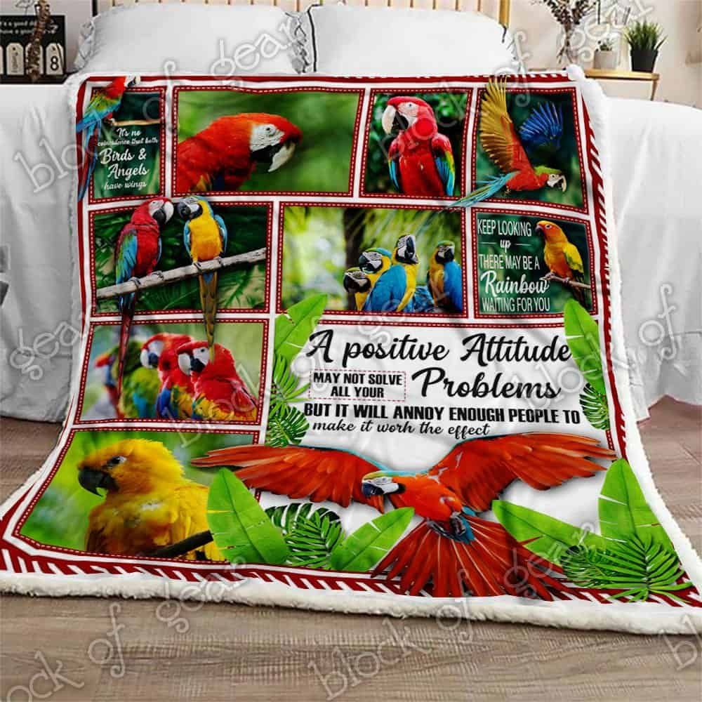 Parrot Fleece Blanket