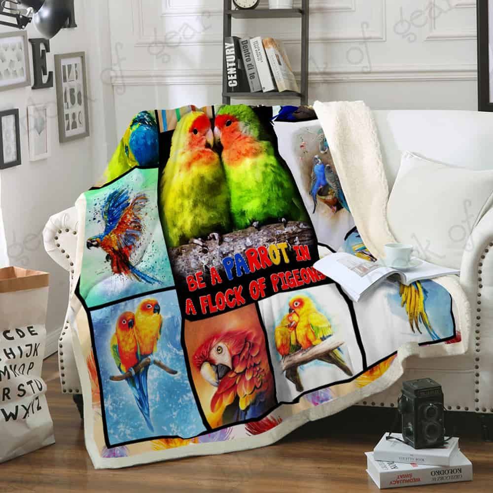Parrot Fleece Blanket