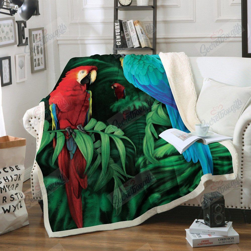 Parrot Fleece Blanket