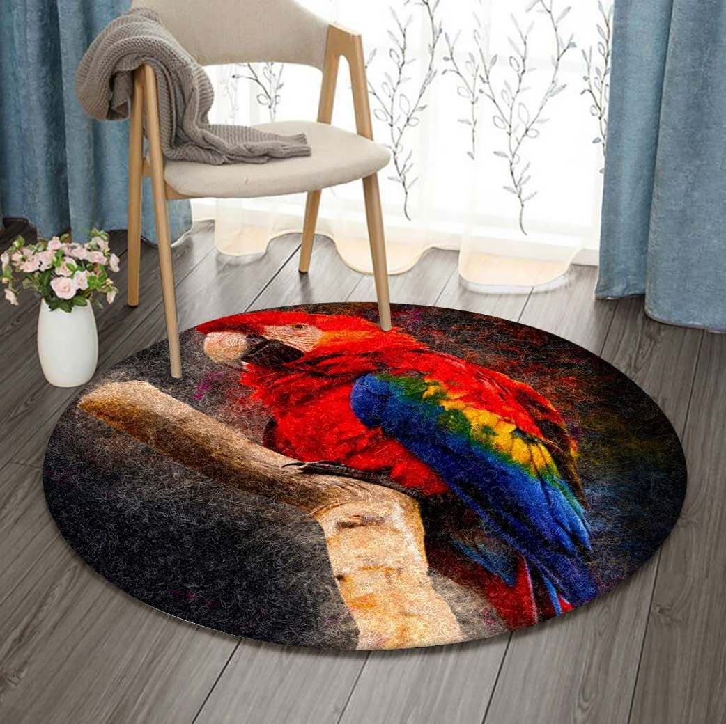 Parrot Round Carpet