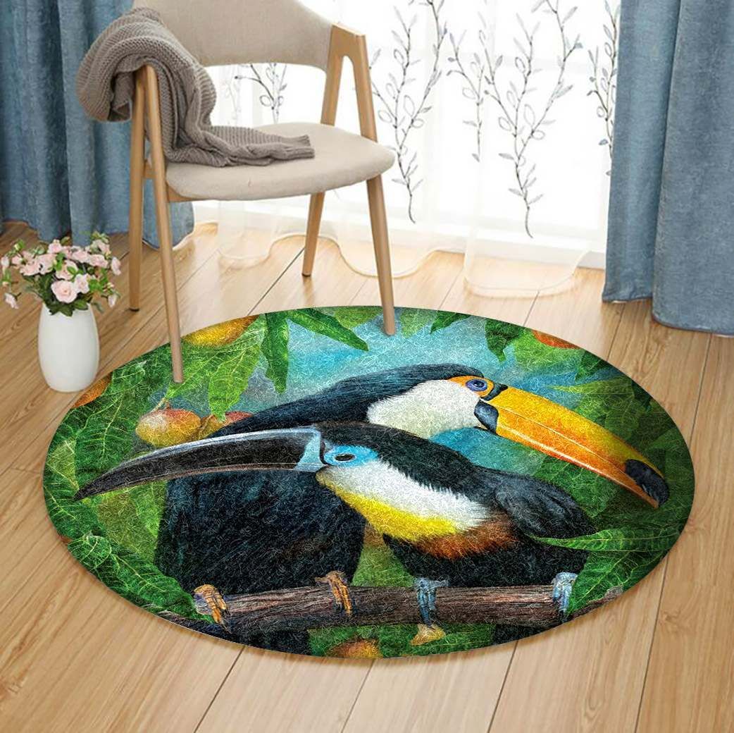 Parrot Round Carpet