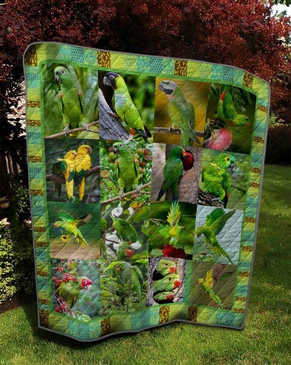 Parrot Lady Bird Quilt Blanket DHC3112874TD
