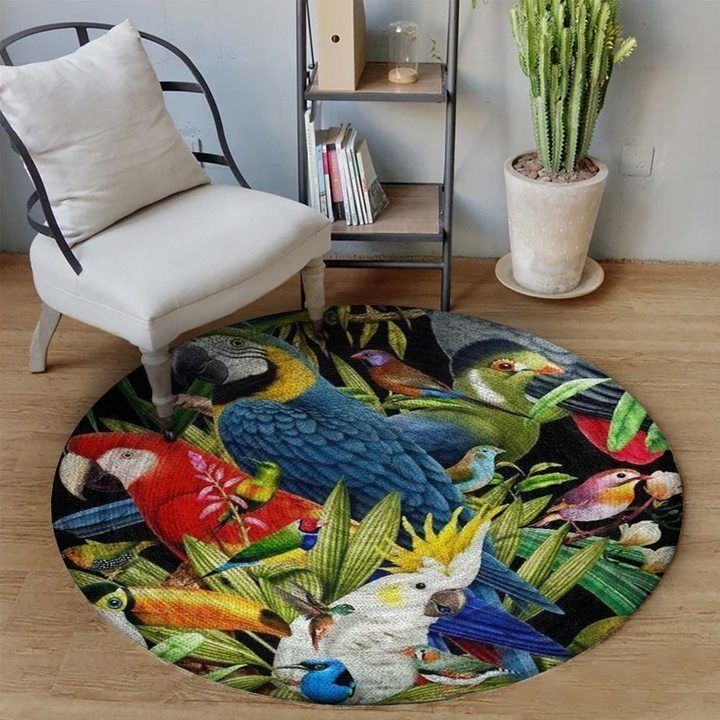 Parrot Lovely Round Carpet