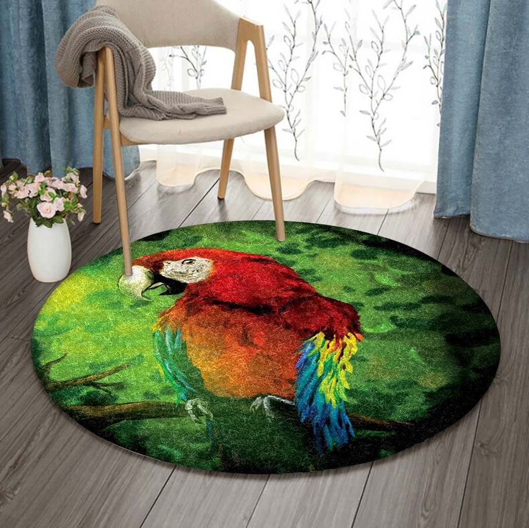 Parrot Round Carpet