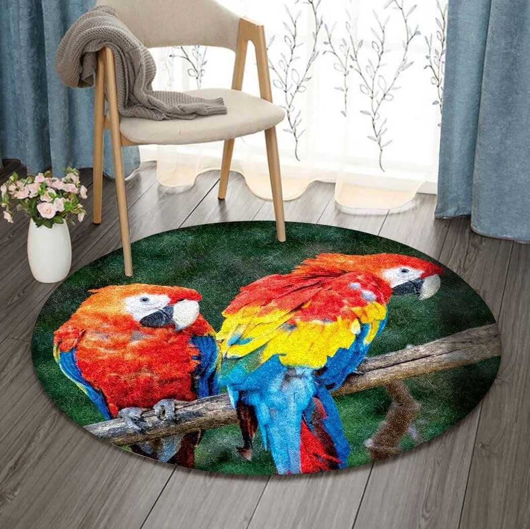 Parrot Round Carpet