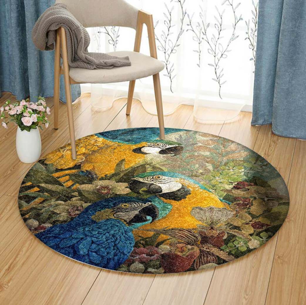 Parrot Round Carpet
