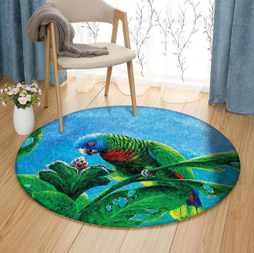 Parrot Round Carpet