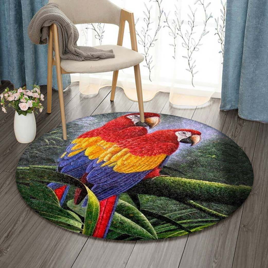 Parrot Round Carpet
