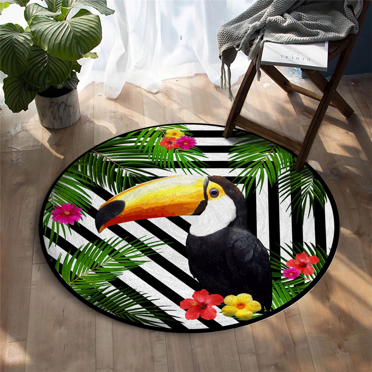 Parrot Round Carpet