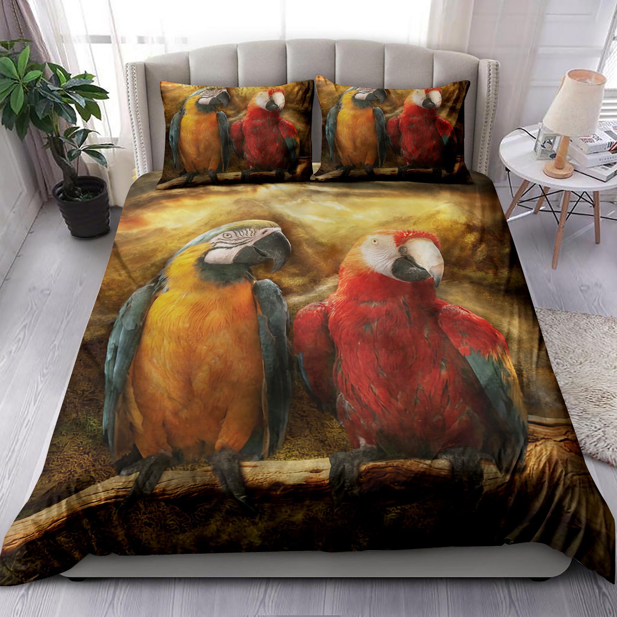 Parrot Sunset Bedding Set