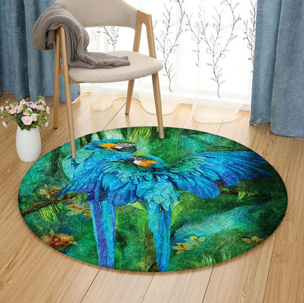 Parrot Round Carpet