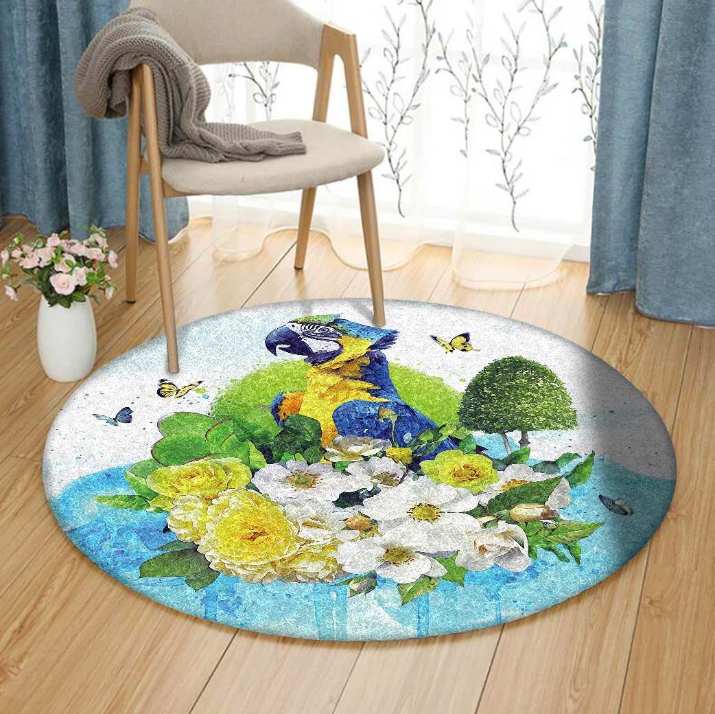 Parrot Round Carpet