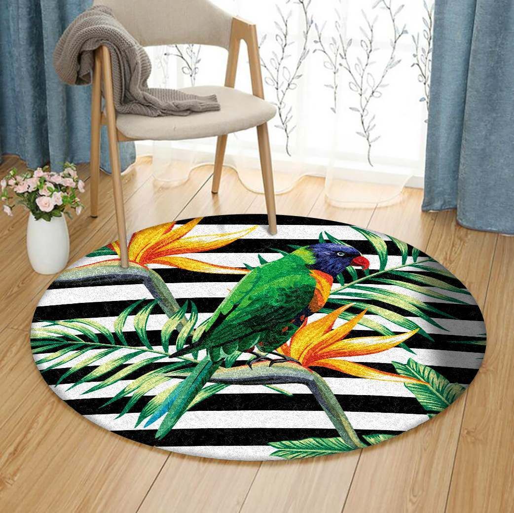 Parrot Round Carpet