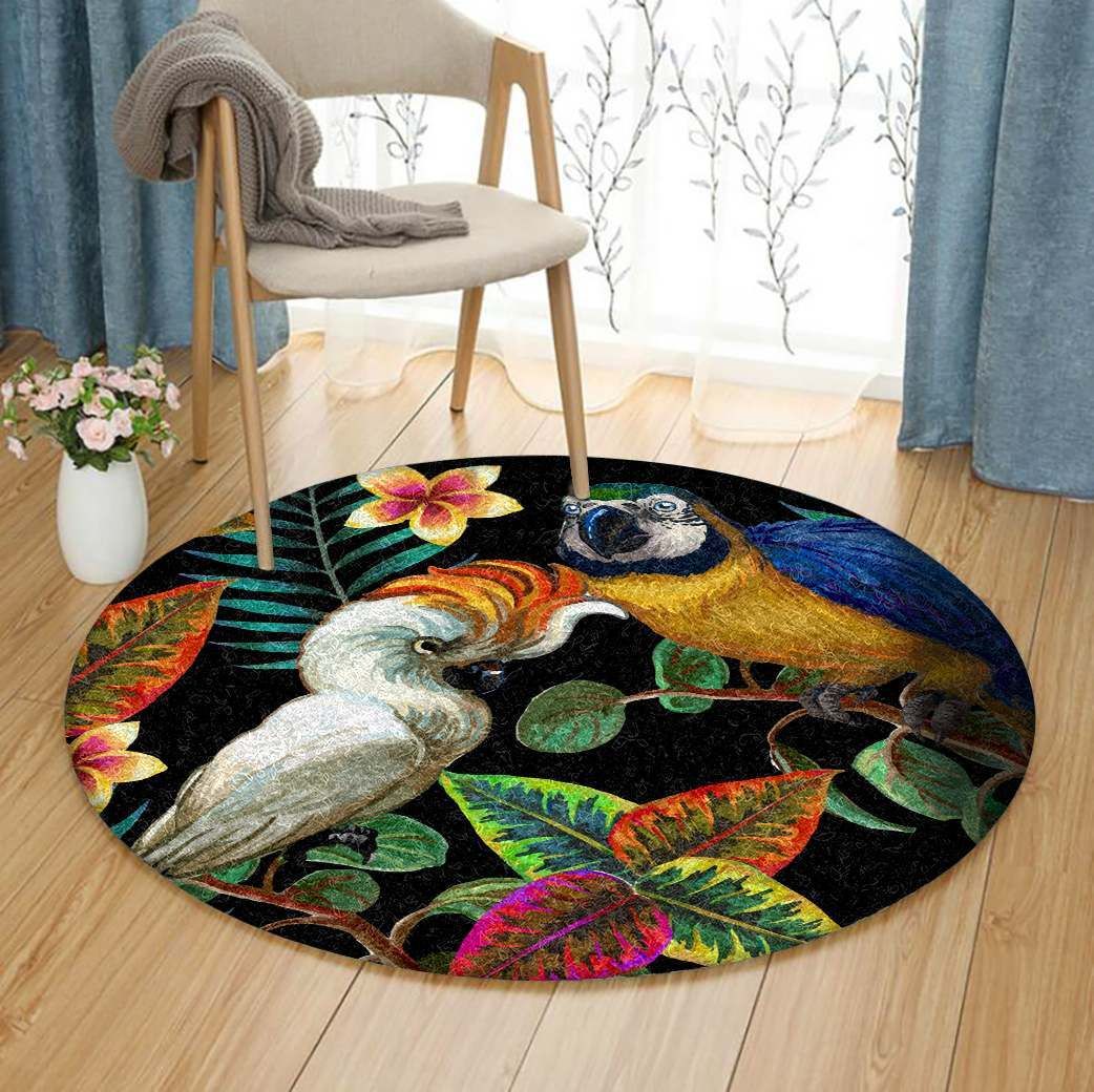 Parrot Round Carpet