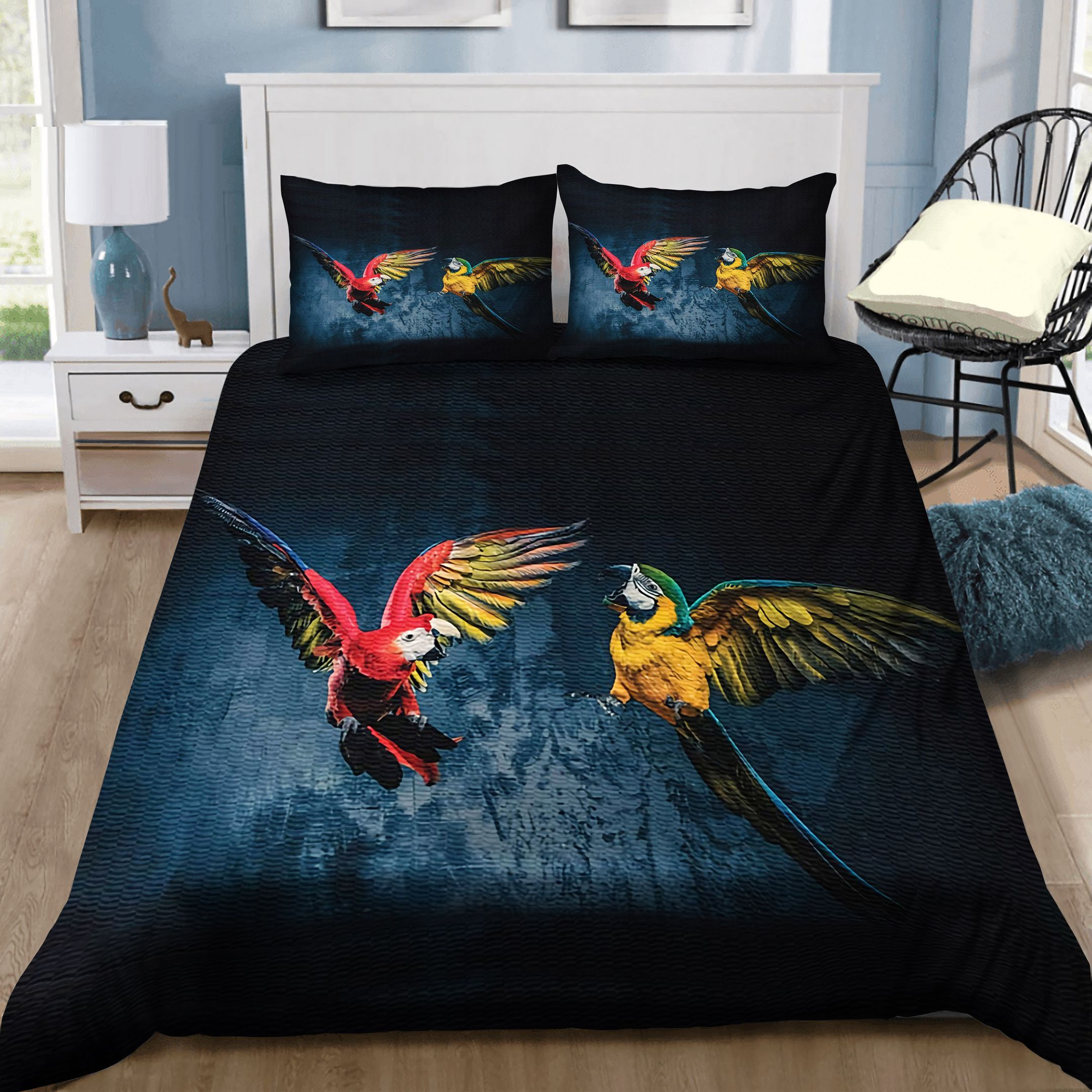 Parrots Color ds Bedding Set