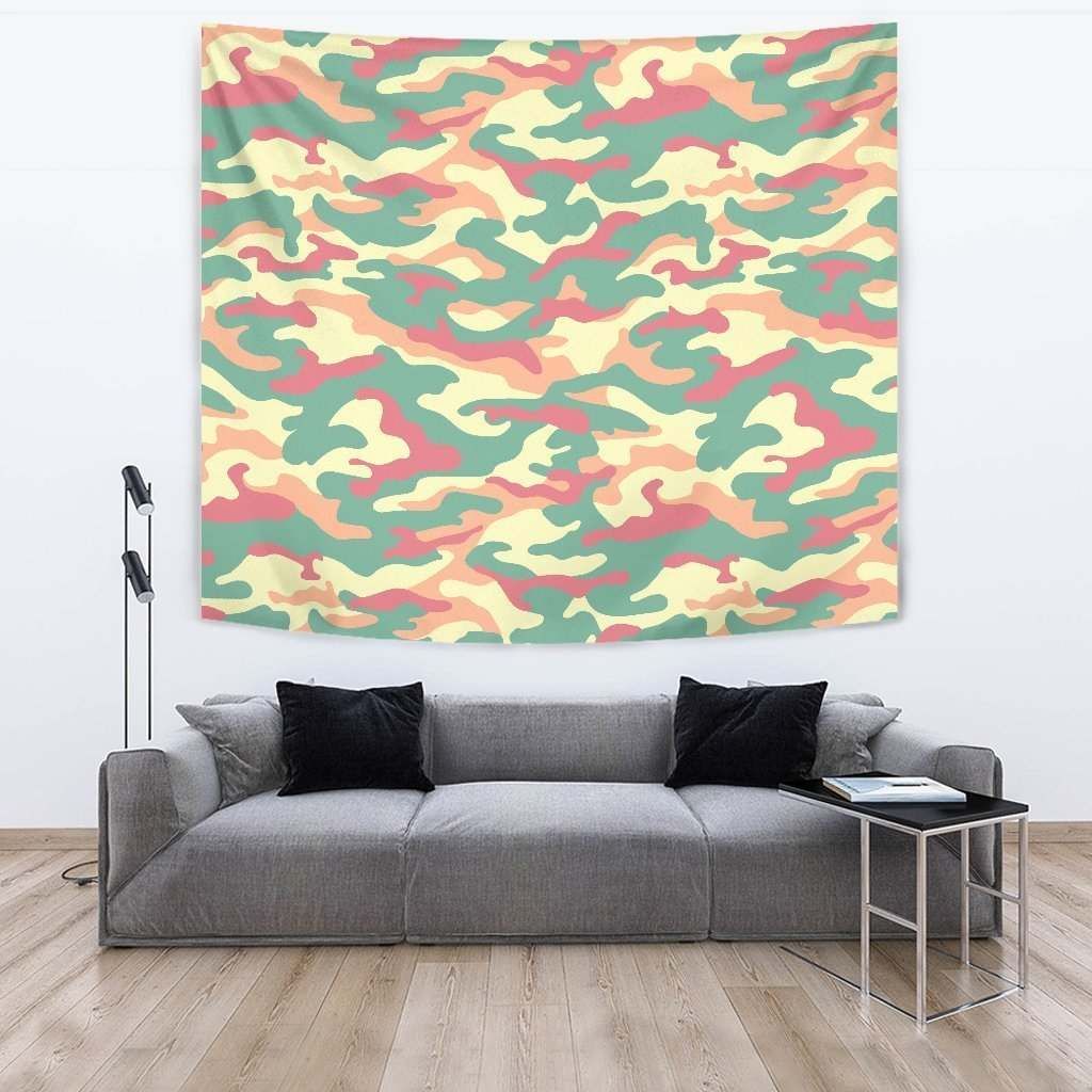 Pastel Camouflage CL17100100MDT Tapestry