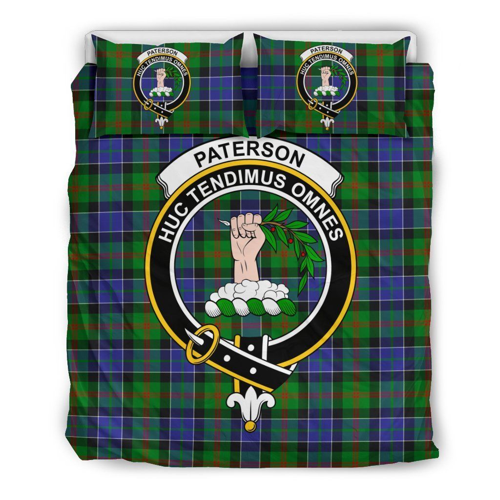 Paterson Clan Badge Tartan Bedding Set
