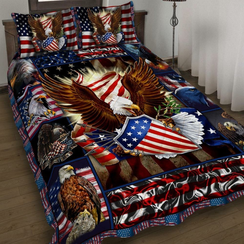 Patriotic Eagle Bedding Set