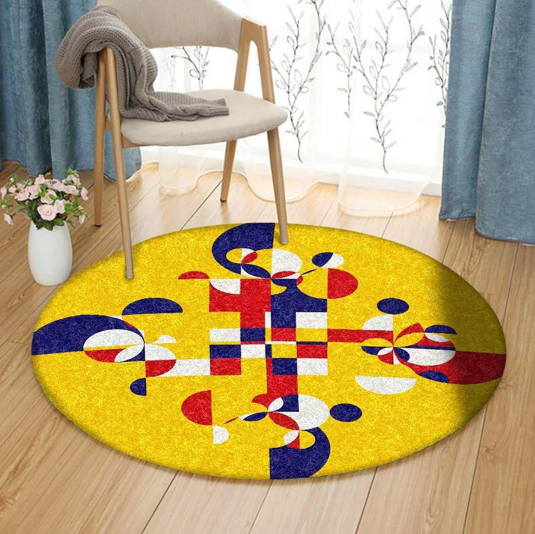 Pattern Round Carpet