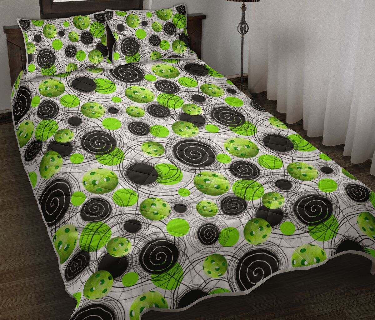 Pattern Pickleball with black circles QBS DHC281111117DD