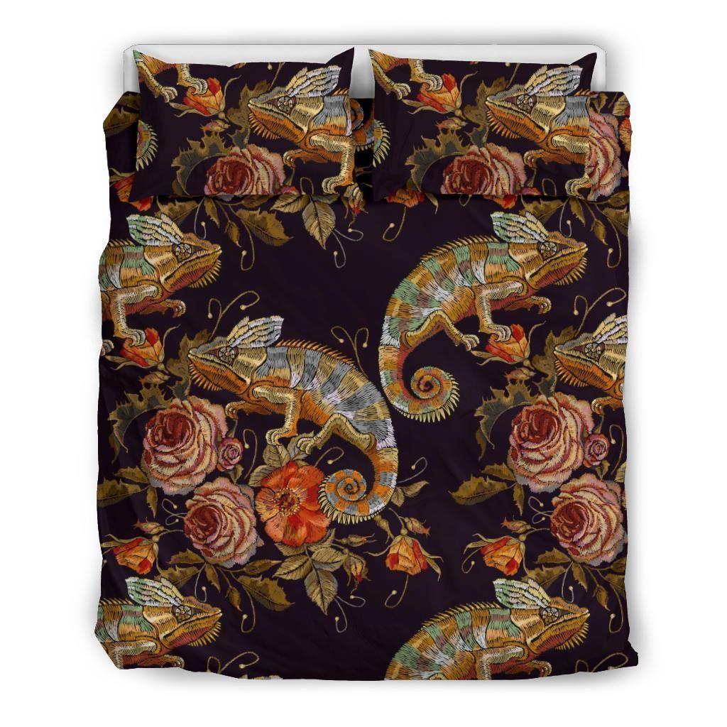 Pattern Print Chameleon Cool Design Comfortable Bedding Set