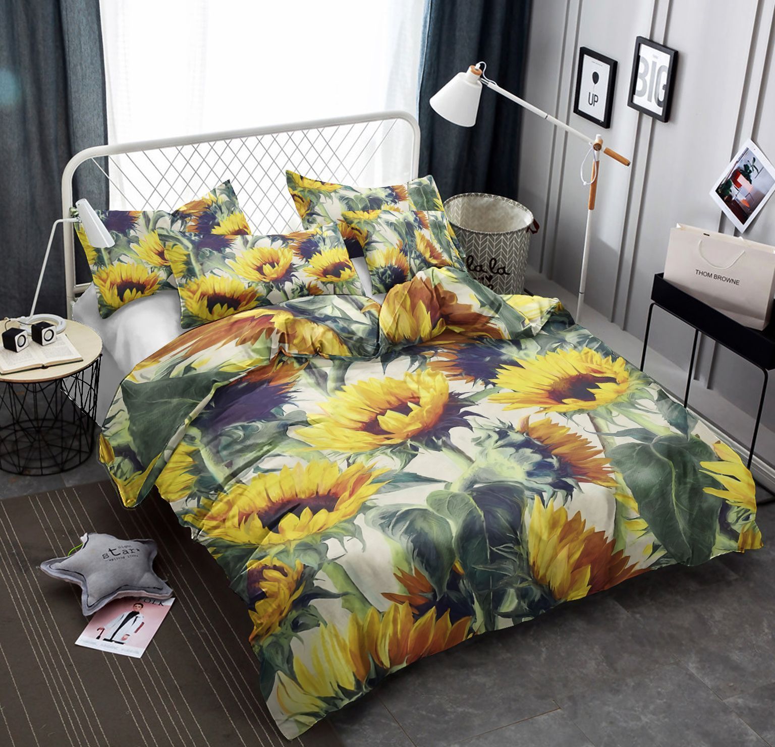 Pattern Sunflowers Bedding Set
