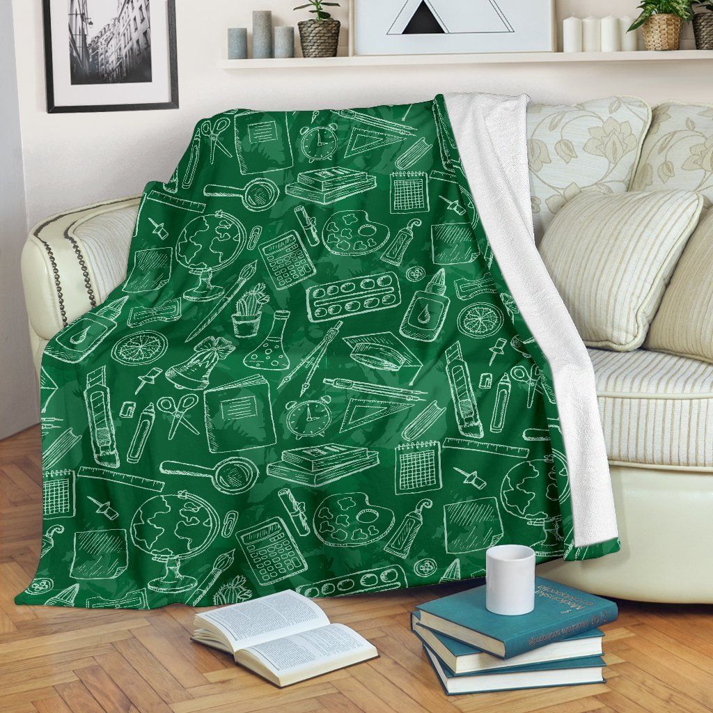 Pattern Teacher Sherpa Fleece