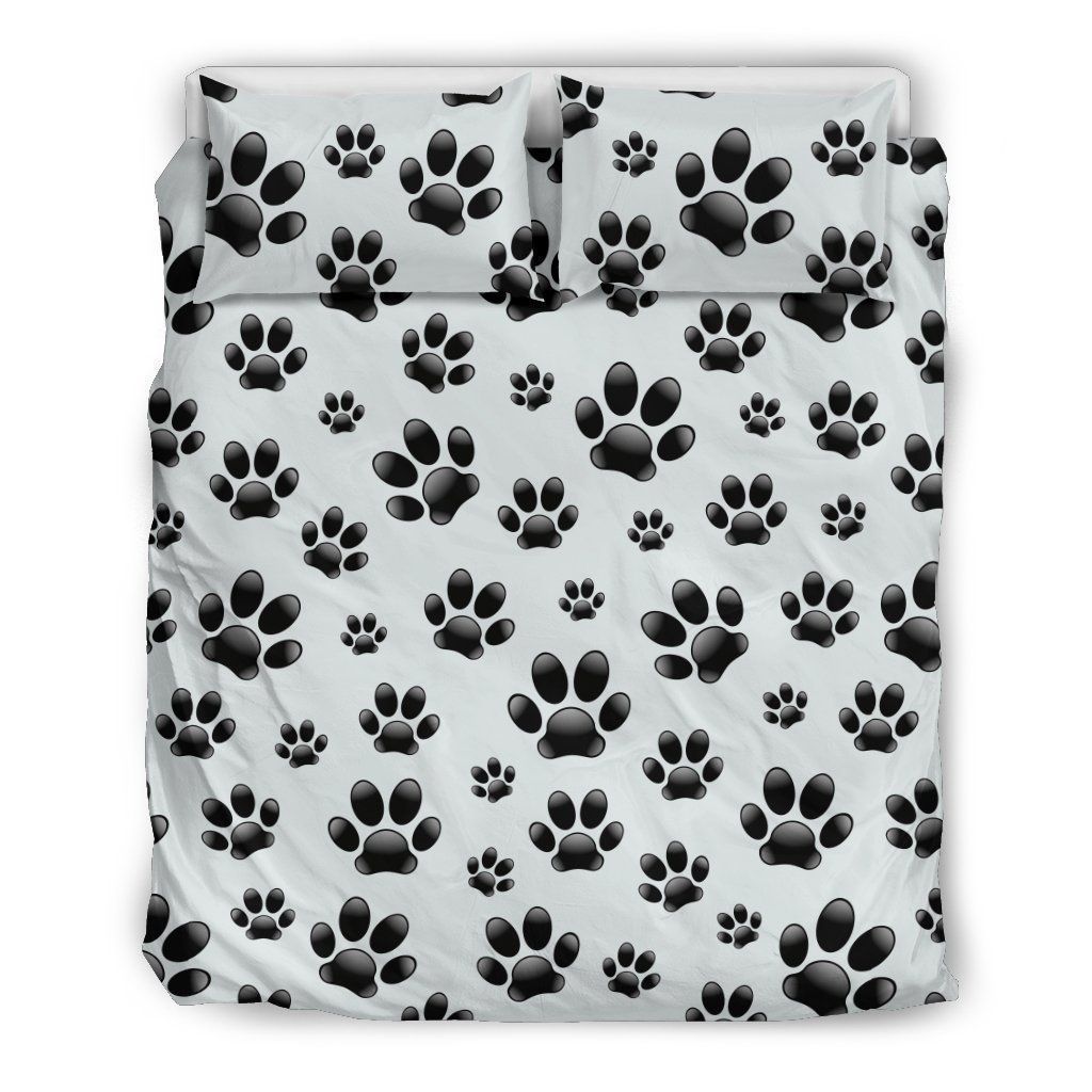 Paw Themed Print Bedding Set