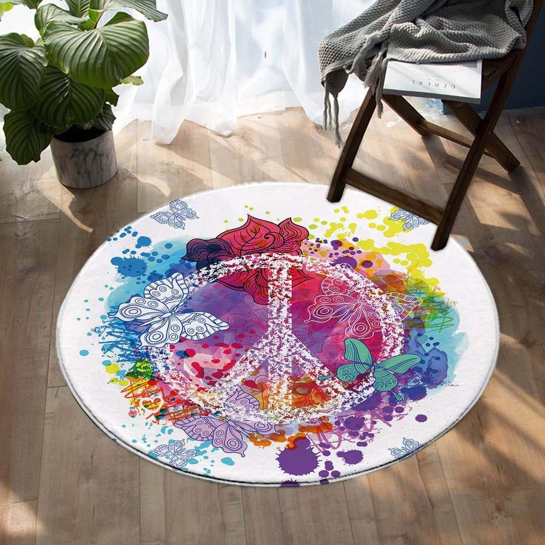 Peace Round Carpet