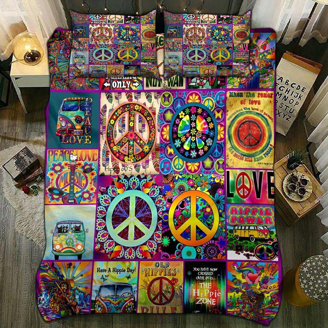 Peace Love Bedding Set