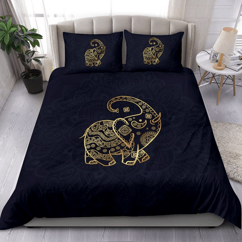Peaceful Elephant Bedding Set