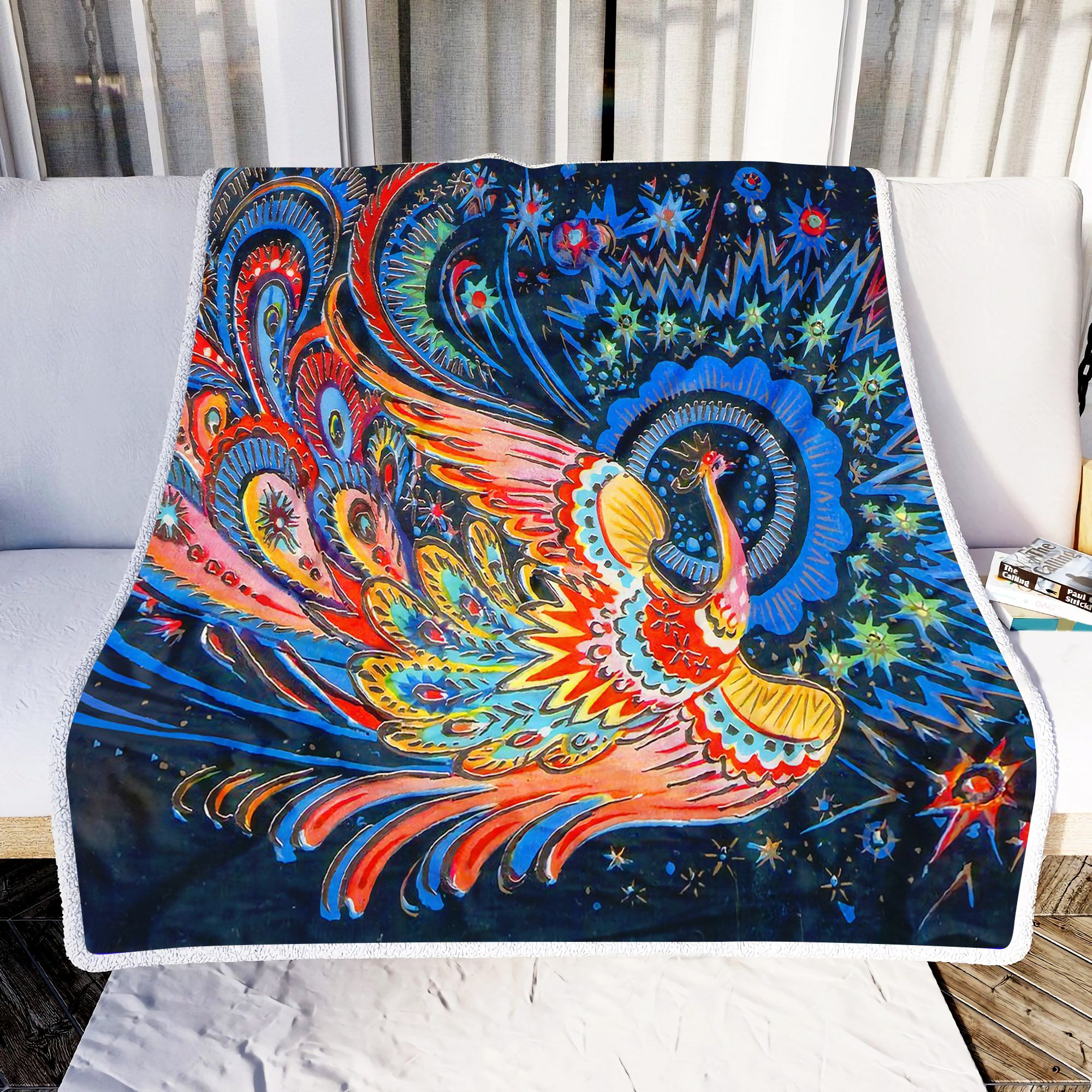 Peacock Art Fleece Blanket