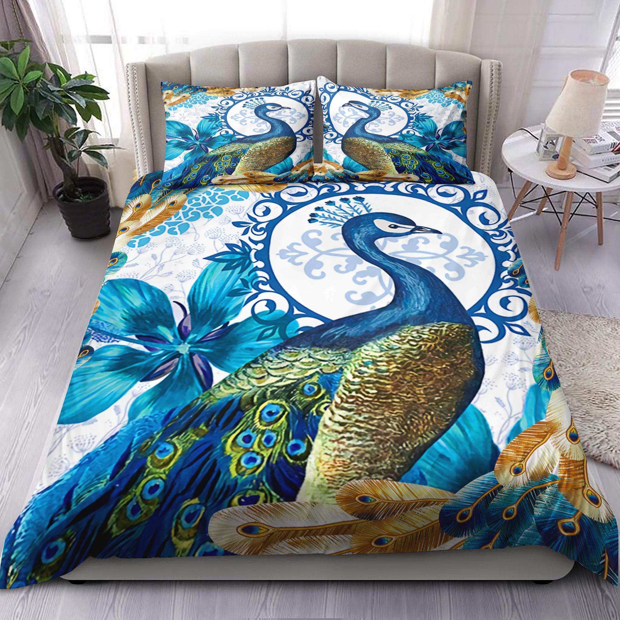 Peacock Beautiful Art Bedding Set