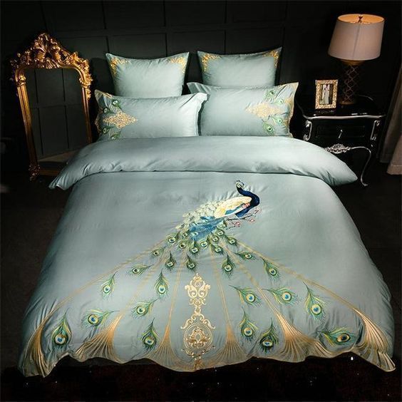 Peacock Bedding Set