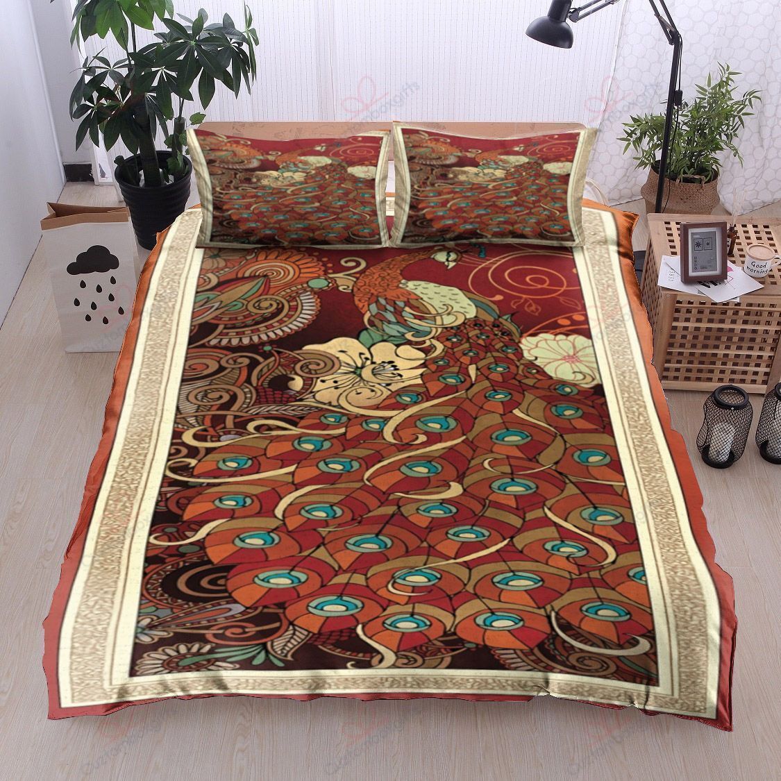 Peacock Bedding Set