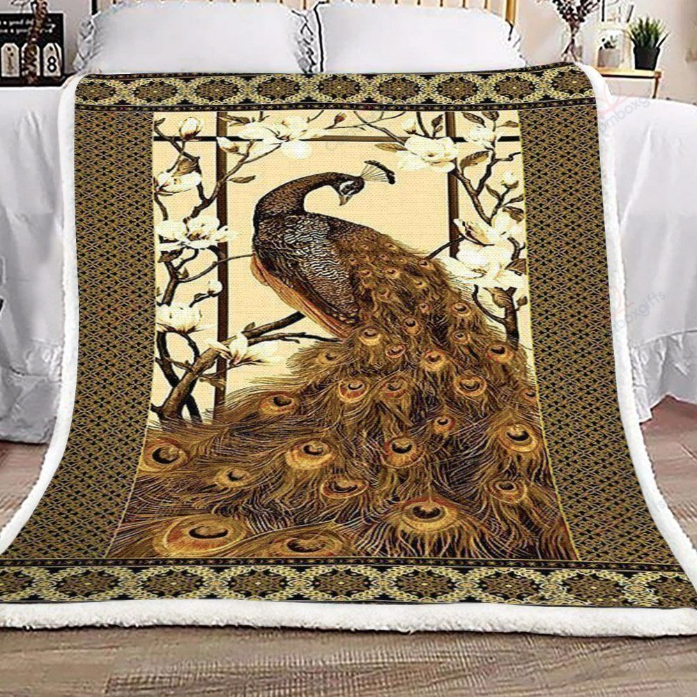 Peacock Fleece Blanket