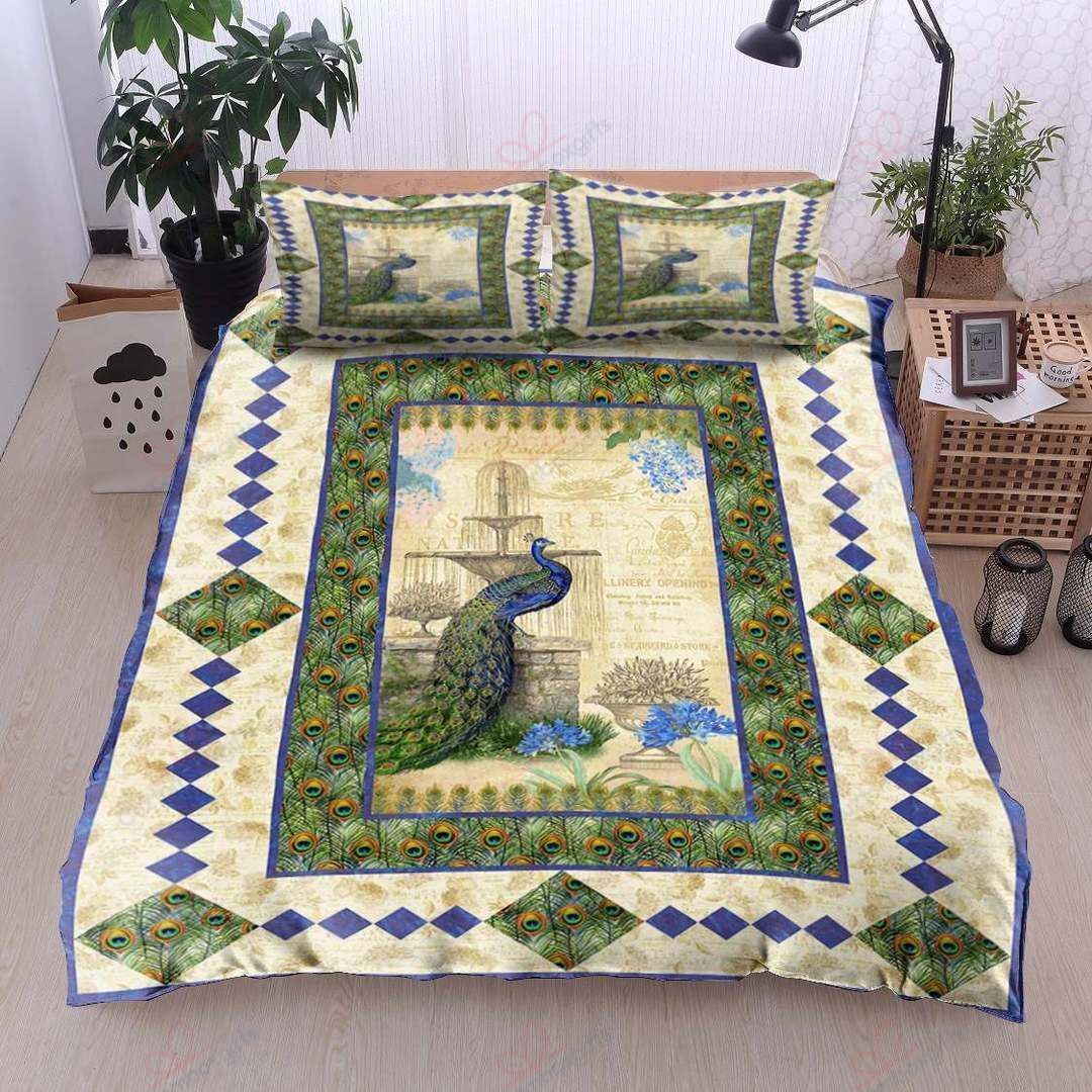 Peacock Bedding Set