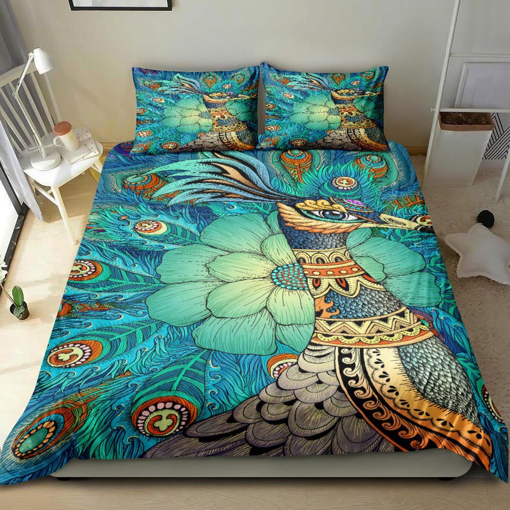 Peacock Pattern Bedding Set