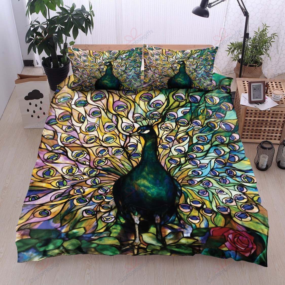 Peacock Bedding Set