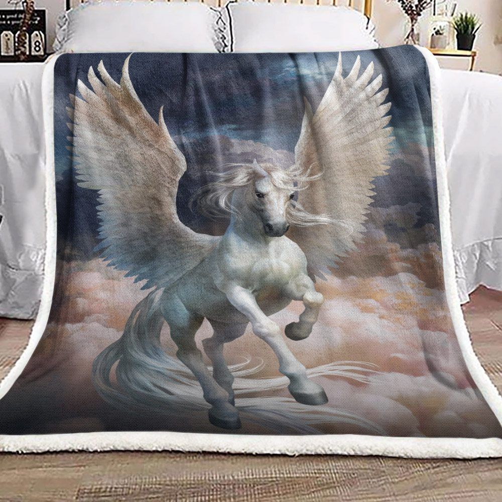 Pegasus Sherpa Fleece Blanket