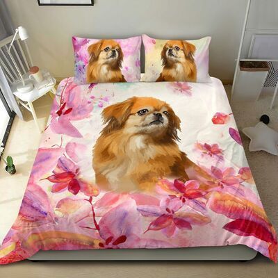 PEKINGESE BEIGE Bedding Set